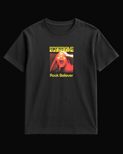 Scorpions Rock Believer Siyah Tişört