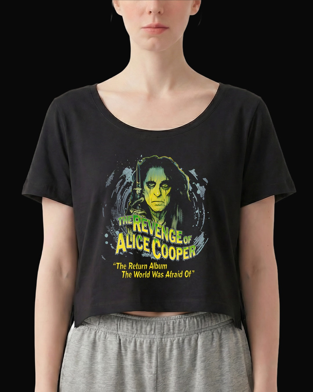Alice Cooper The Revenge Of Alice Cooper Siyah Kadın Tişört