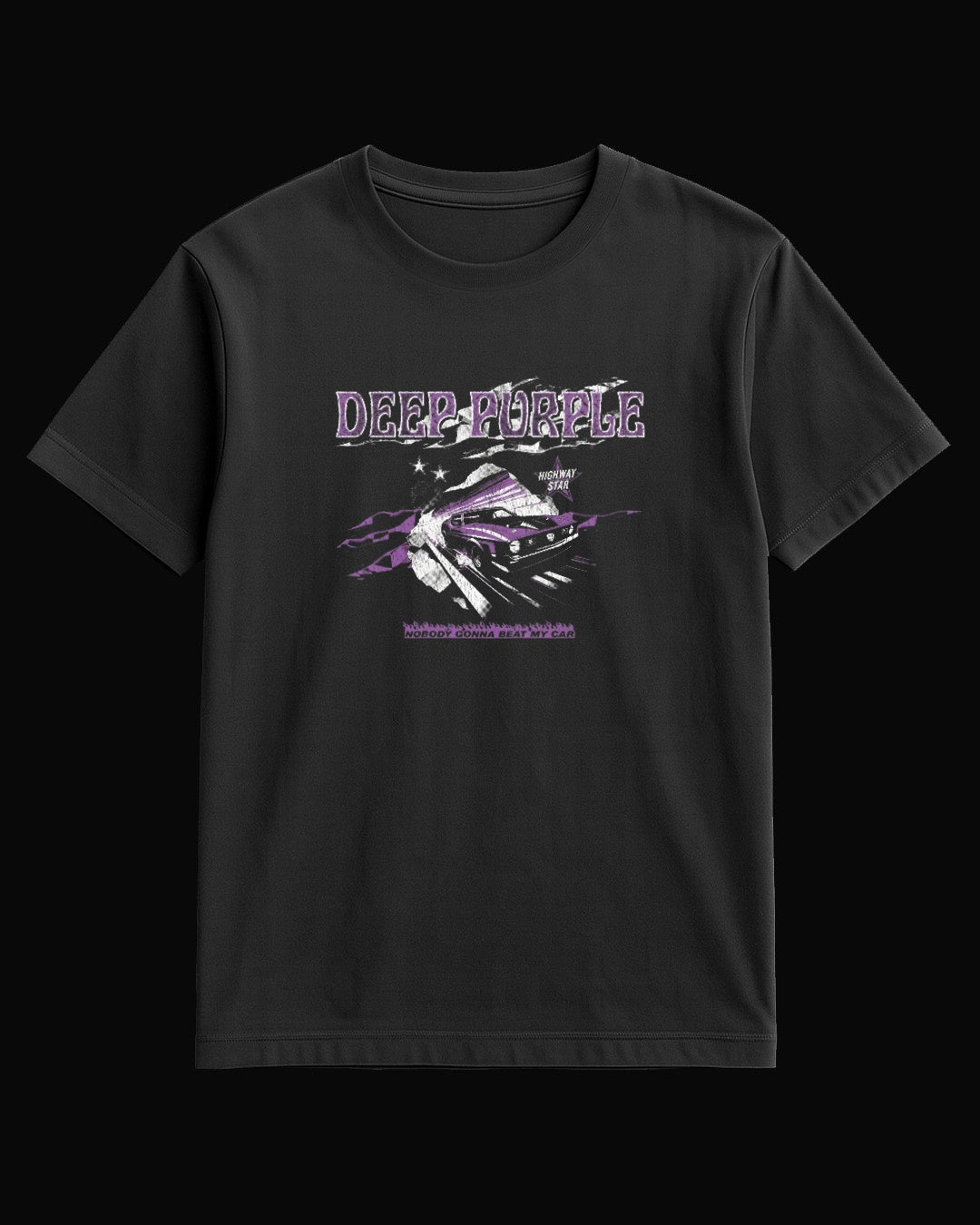 Deep Purple Highway Star Siyah Tişört
