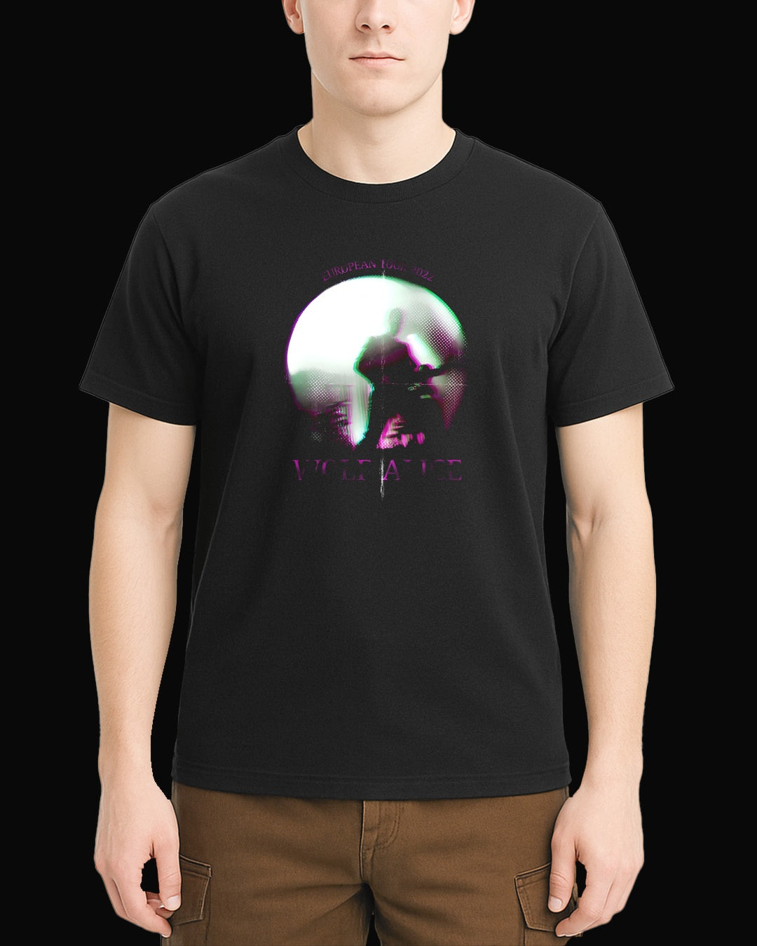 Wolf Alice European Tour 2022 Siyah Tişört