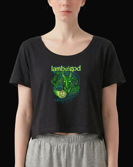 Lamb Of God Congregation Siyah Kadın Tişört