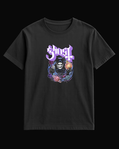 Ghost il universo Siyah Tişört