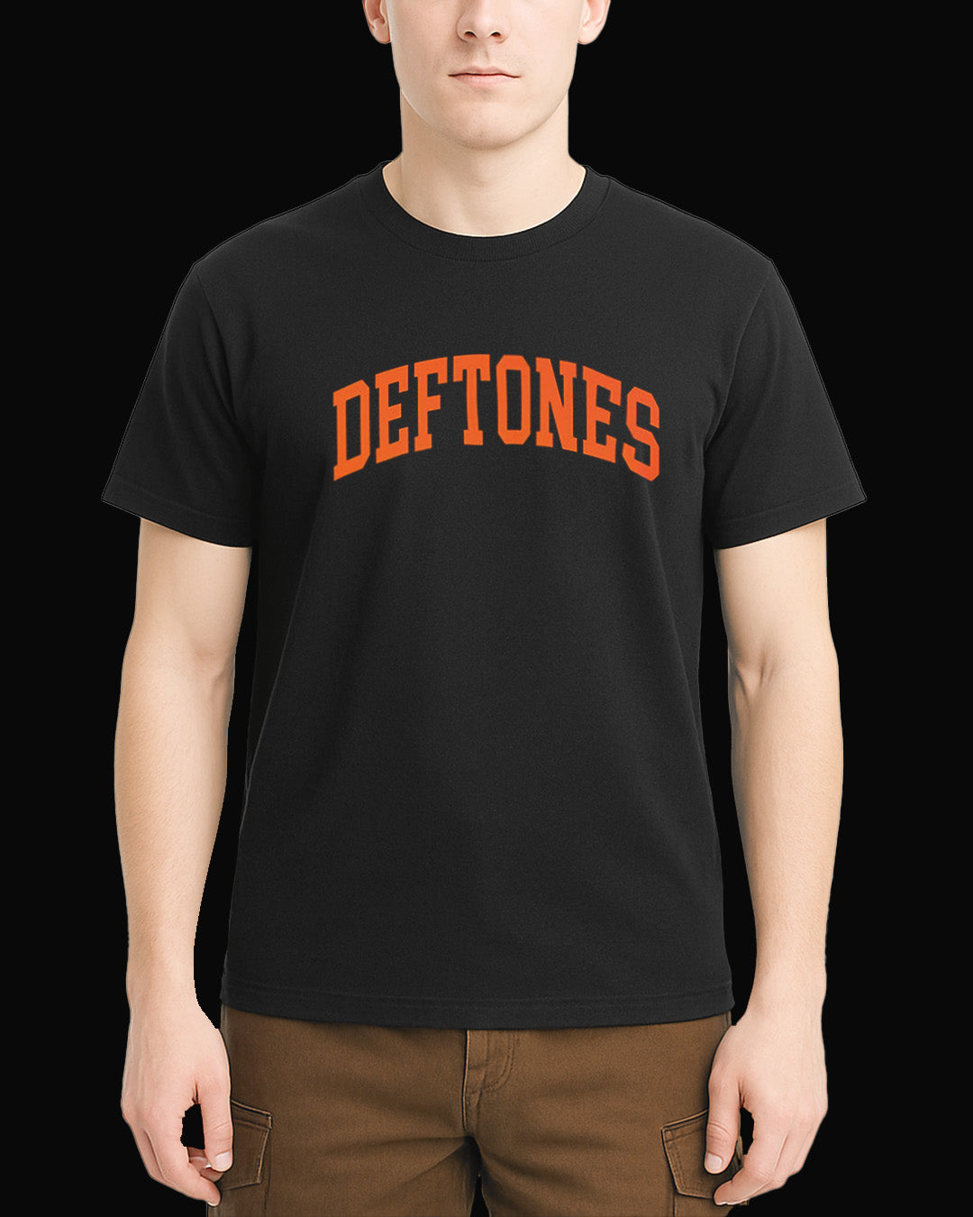 Deftones Grup Logo Siyah Tişört