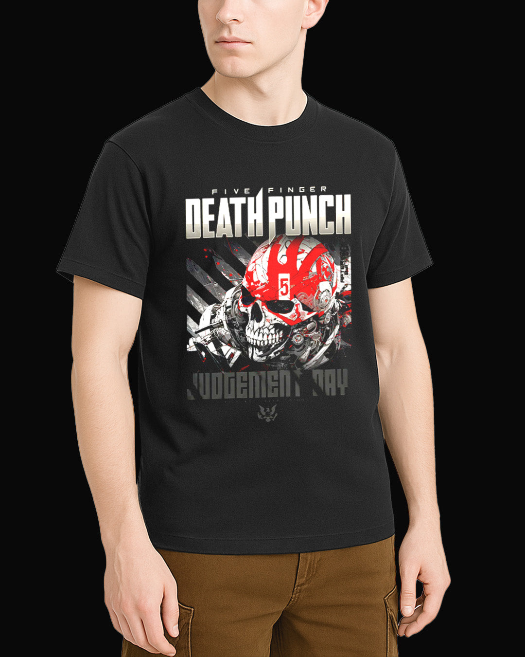 Five Finger Death Punch JUDGEMENT DAY Siyah Tişört