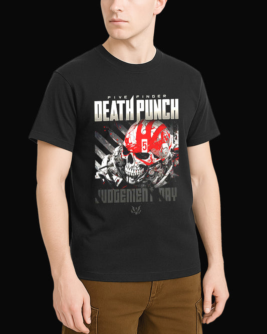 Five Finger Death Punch JUDGEMENT DAY Siyah Tişört