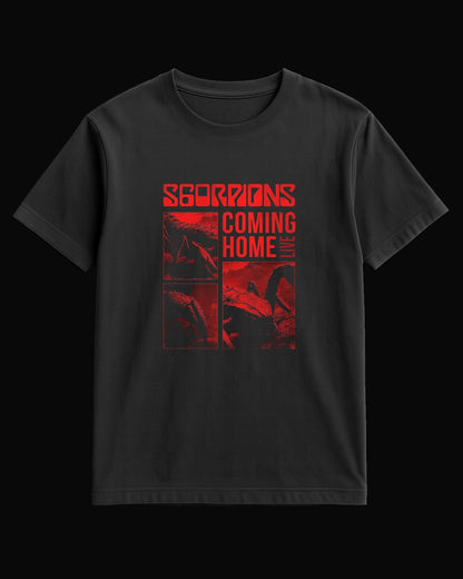 Scorpions Coming Home Siyah Tişört