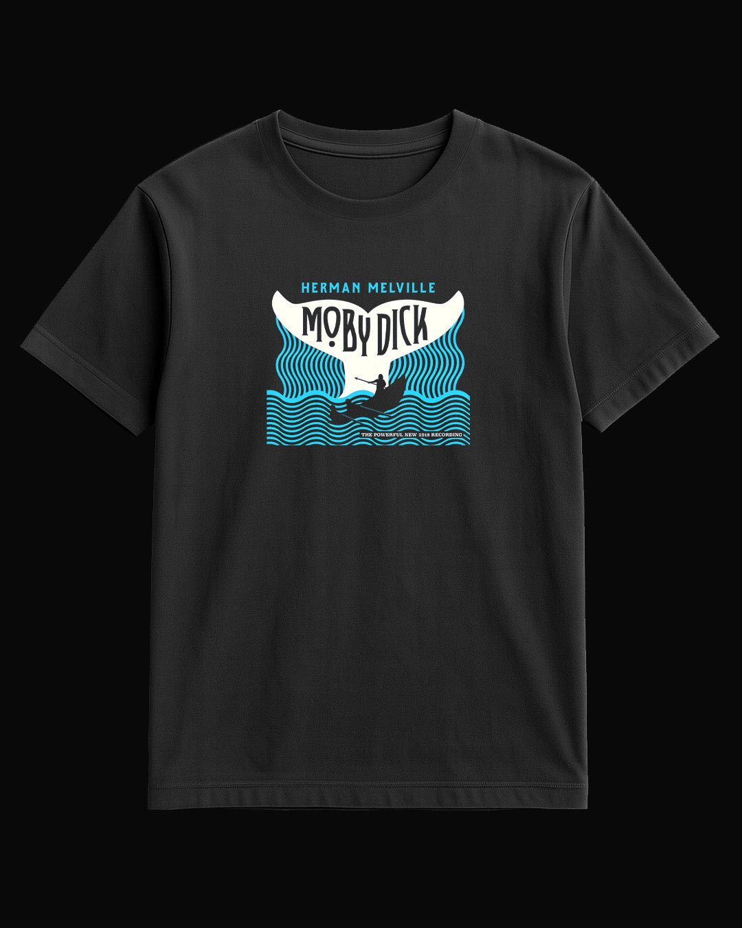 Moby Moby Dick-2 Siyah Tişört