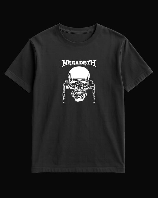 Megadeth Grup Logo-4 Siyah Tişört