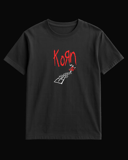 Korn Matrix Siyah Tişört