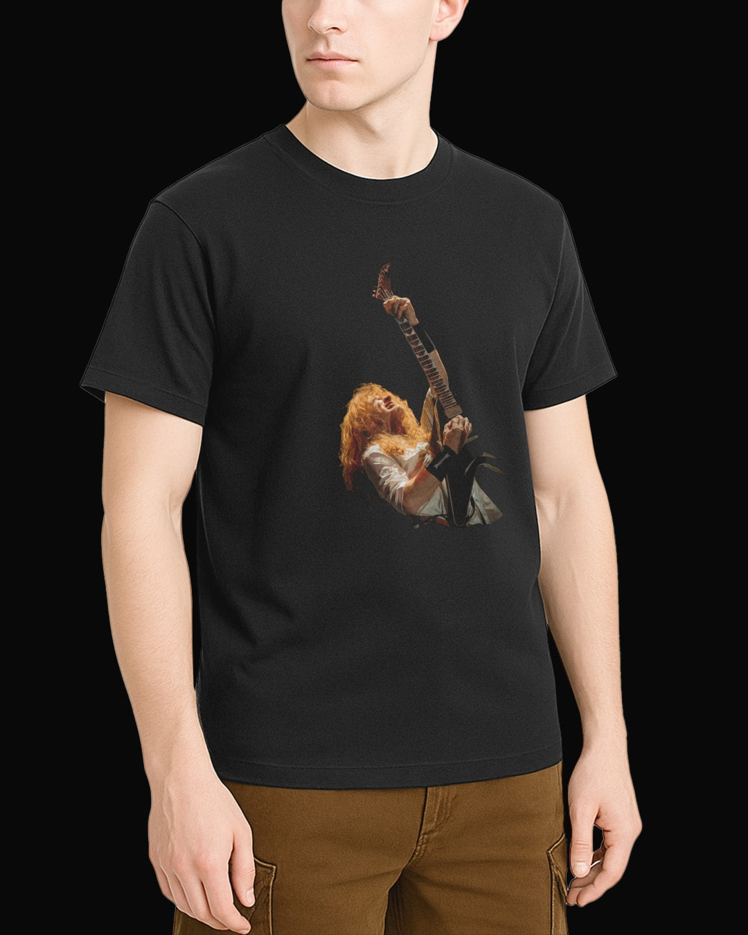Megadeth Dave Mustaine Siyah Tişört V2