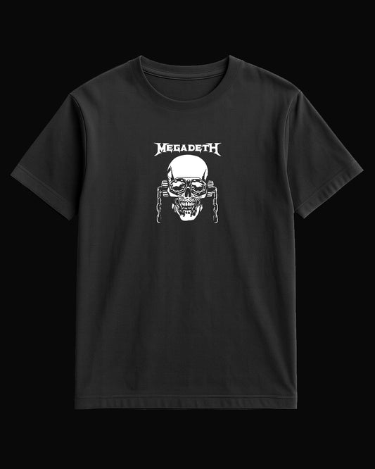Megadeth Grup Logo-4 Siyah Tişört