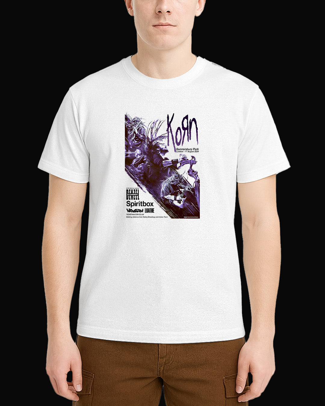 Korn Spiritbox Beyaz Tişört