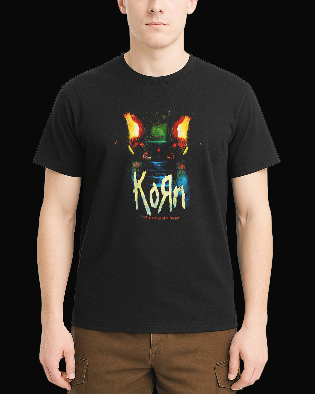 Korn The Paradigm Shift Sırt Baskılı Siyah Tişört