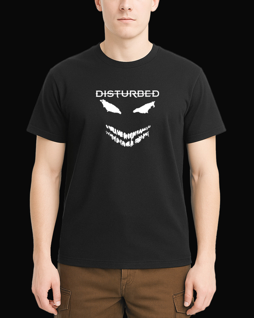 Disturbed Grup Logo Siyah Tişört