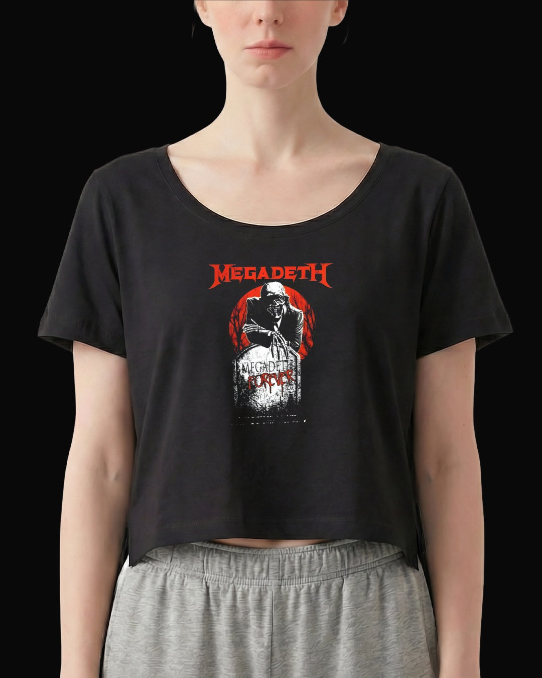Megadeth Megadeth Forever Siyah Kadın Tişört