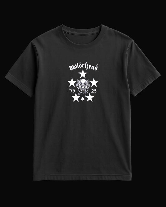 Motörhead 75' TO 25' Black T-Shirt