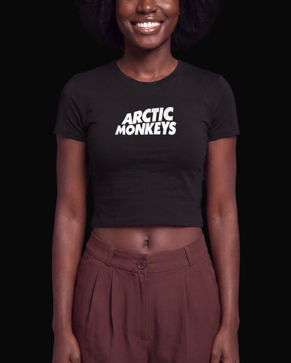 Arctic Monkeys Grup Logo Siyah Baby Tee Tişört