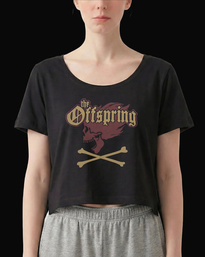 The Offspring Grup Logo Siyah Kadın Tişört