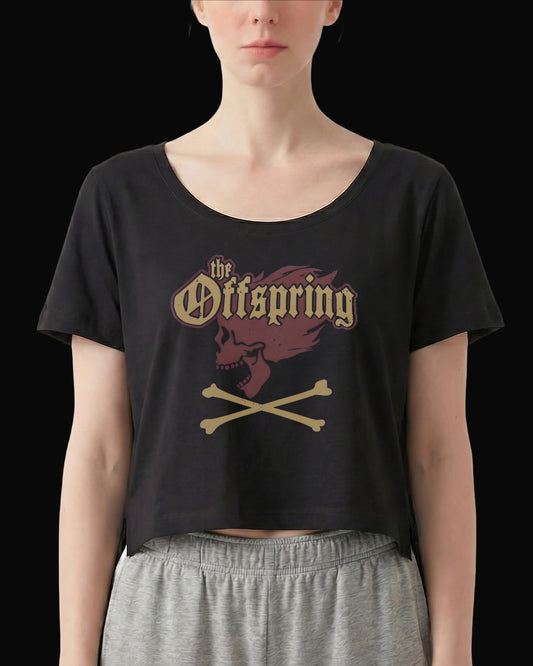 The Offspring Grup Logo Siyah Kadın Tişört