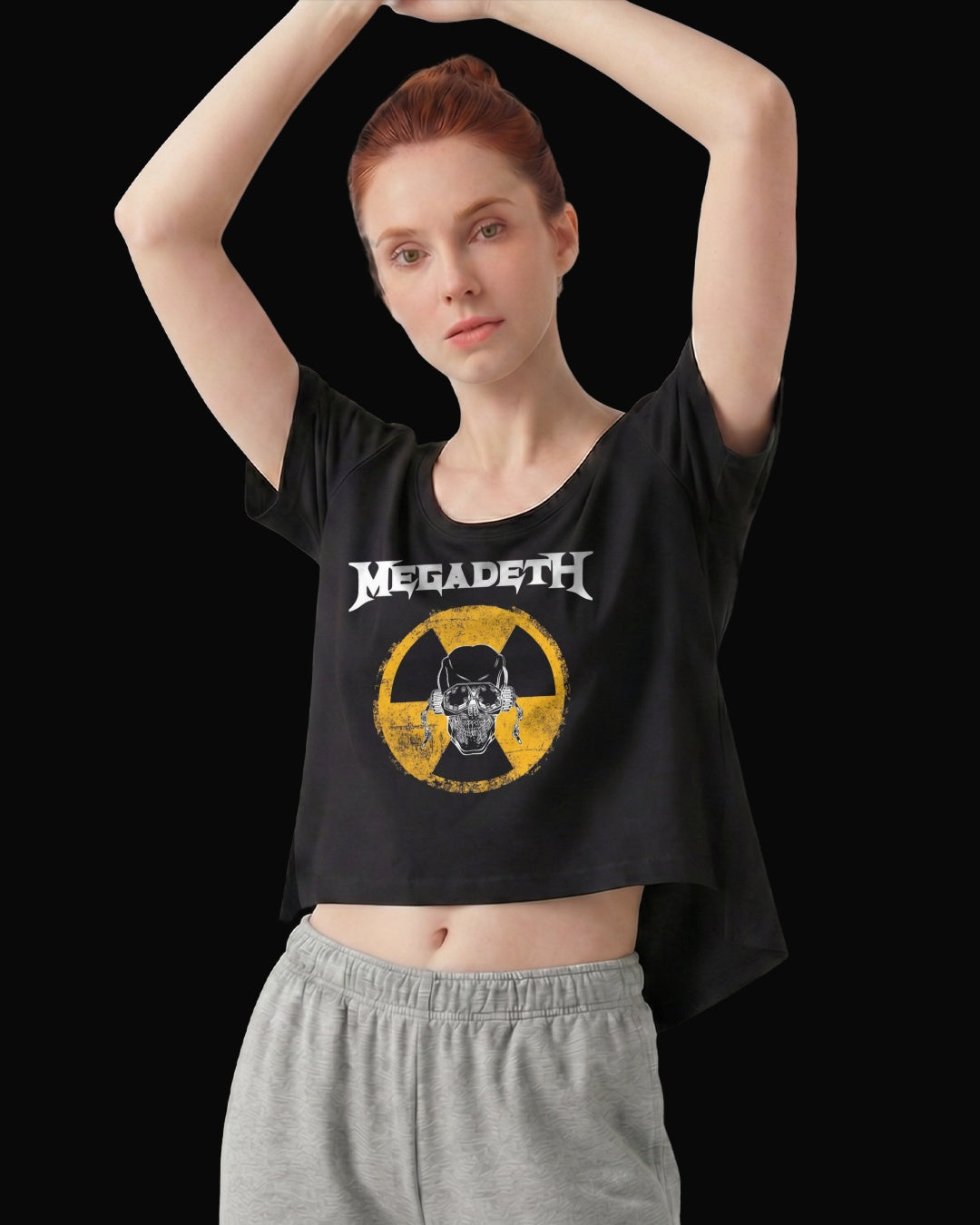 Megadeth NUKE ALERT! Siyah Kadın Tişört