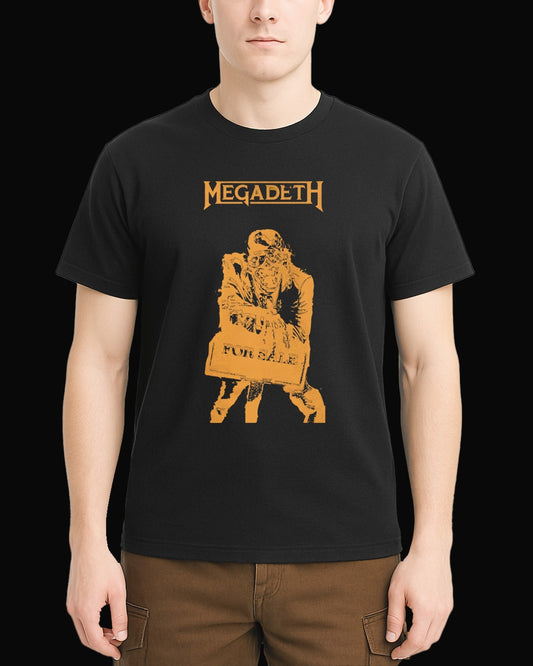 Megadeth FOR SALE Siyah Tişört
