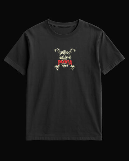Pantera Skull Face Siyah Tişört