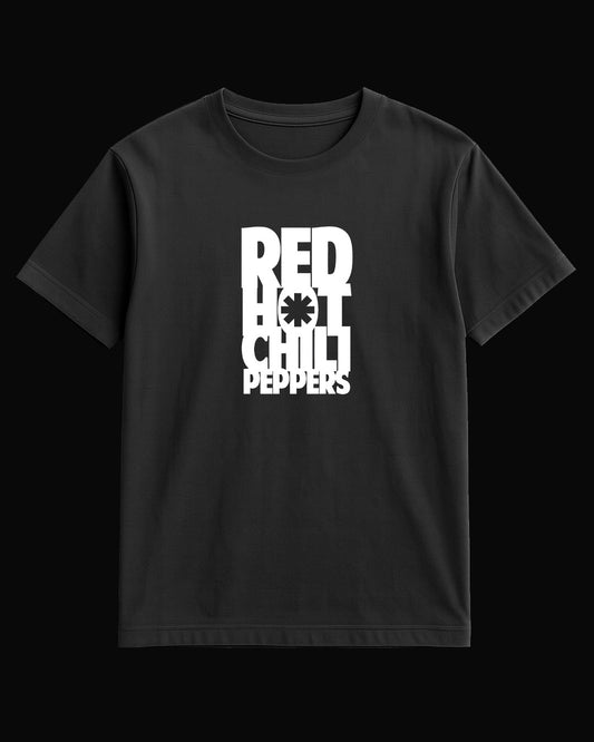 Red Hot Chili Peppers White Siyah Tişört