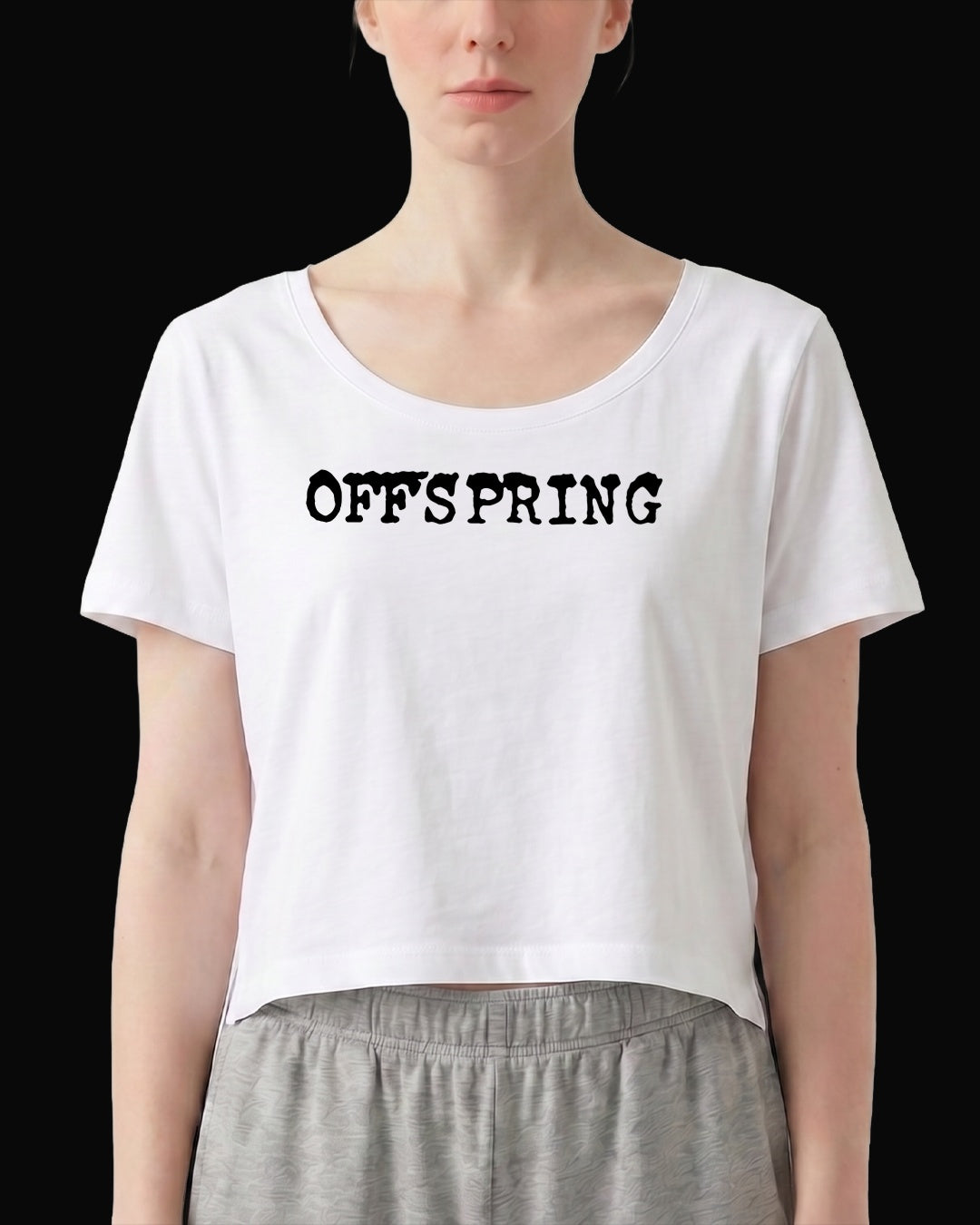 The Offspring Grup Logo Beyaz Kadın Tişört V4