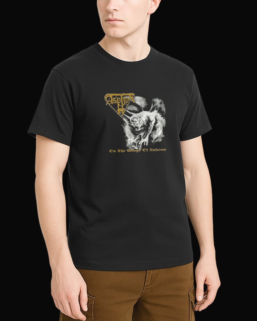 Asphyx On The Wings of Inferno Black T-Shirt