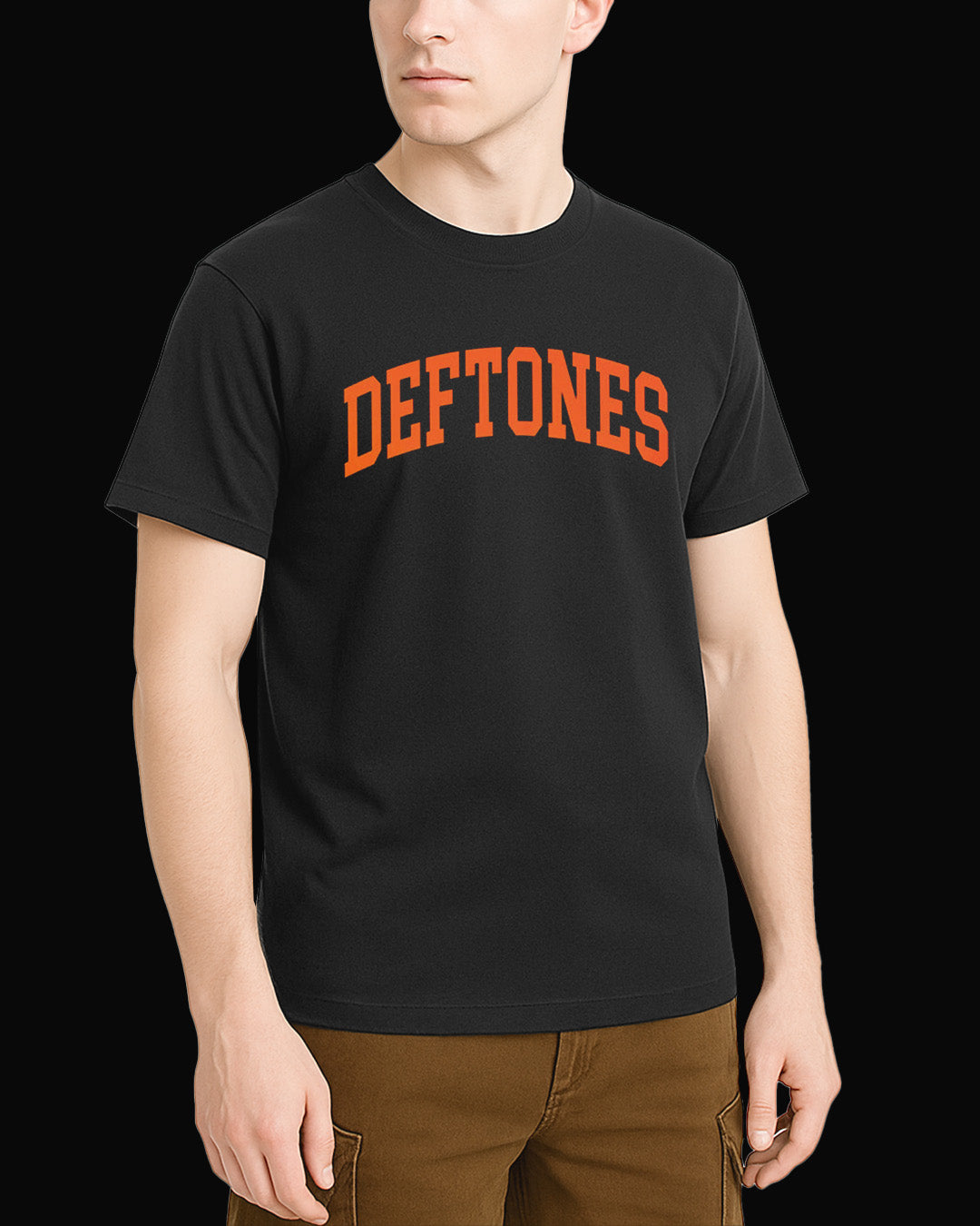 Deftones Grup Logo Siyah Tişört