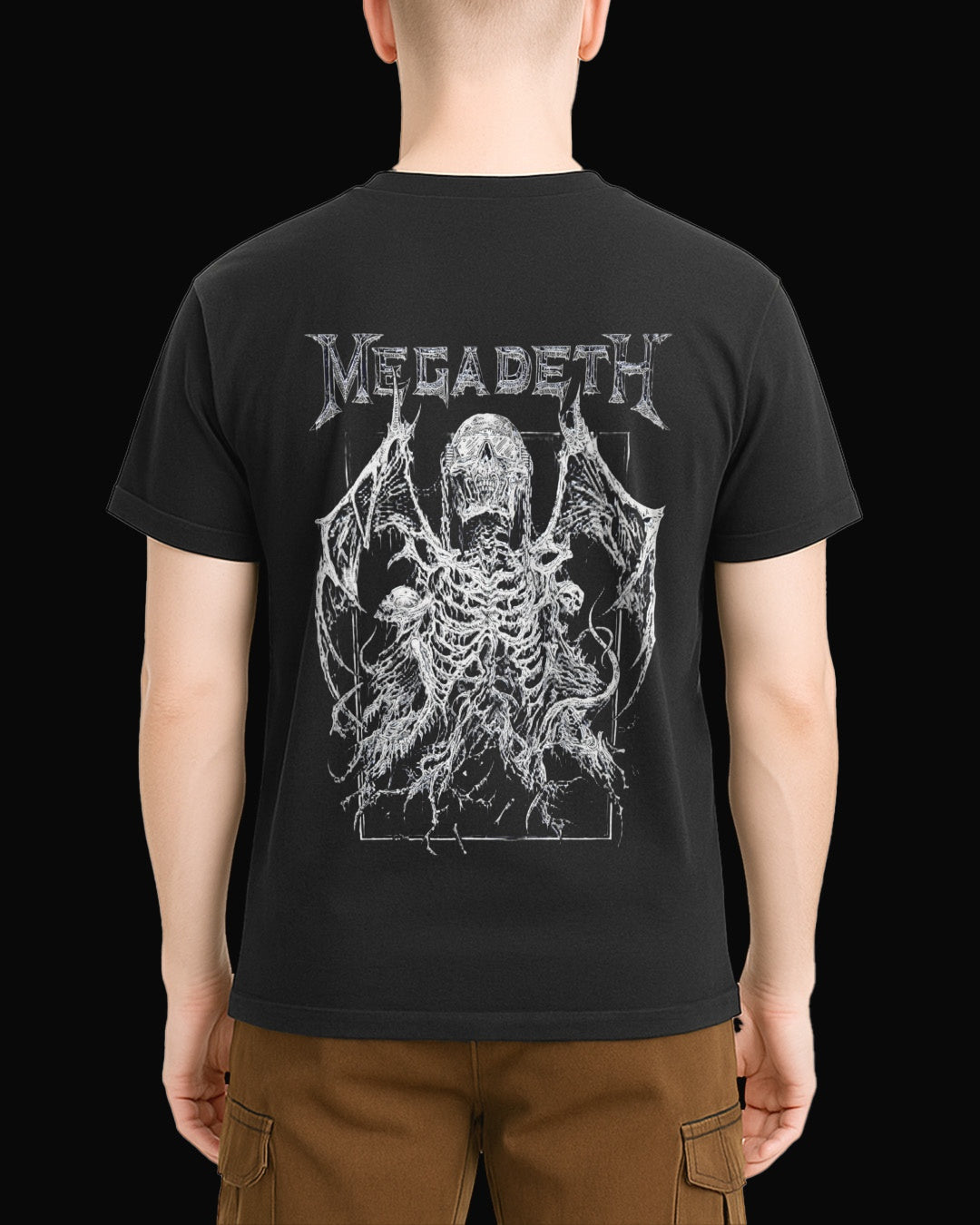 Megadeth ANGEL OF DEATH Sırt Baskılı Siyah Tişört