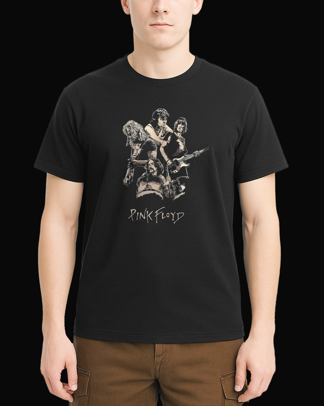 Pink Floyd The Band Siyah Tişört