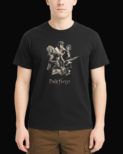 Pink Floyd The Band Siyah Tişört