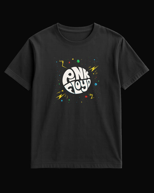 Pink Floyd POP Floyd White Siyah Tişört