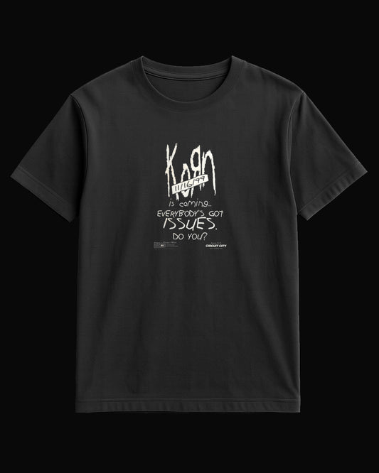 Korn is coming. Siyah Tişört