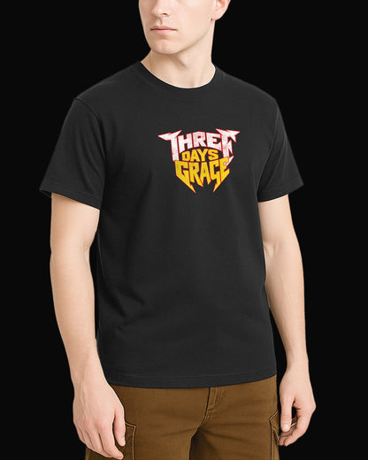 Three Days Grace Grup Logo Siyah Tişört V3