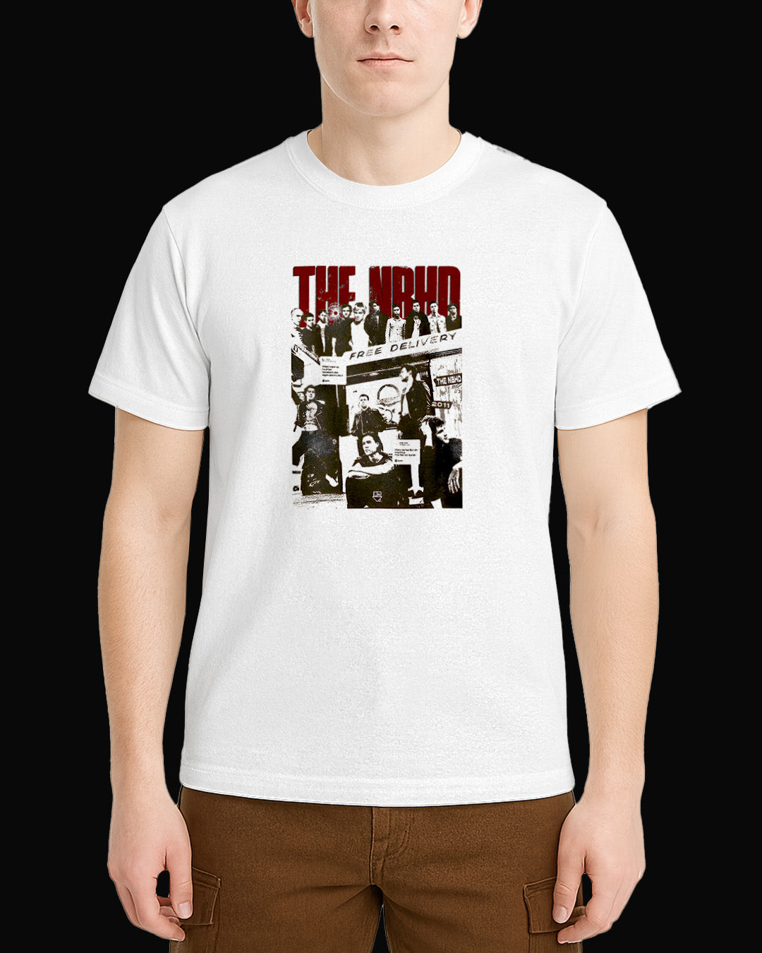 The Neighbourhood Free Delivery Beyaz Tişört