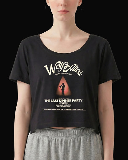 Wolf Alice The Last Dinner Party Siyah Kadın Tişört