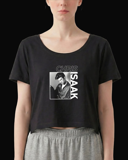 Chris Isaak Portrait Siyah Kadın Tişört