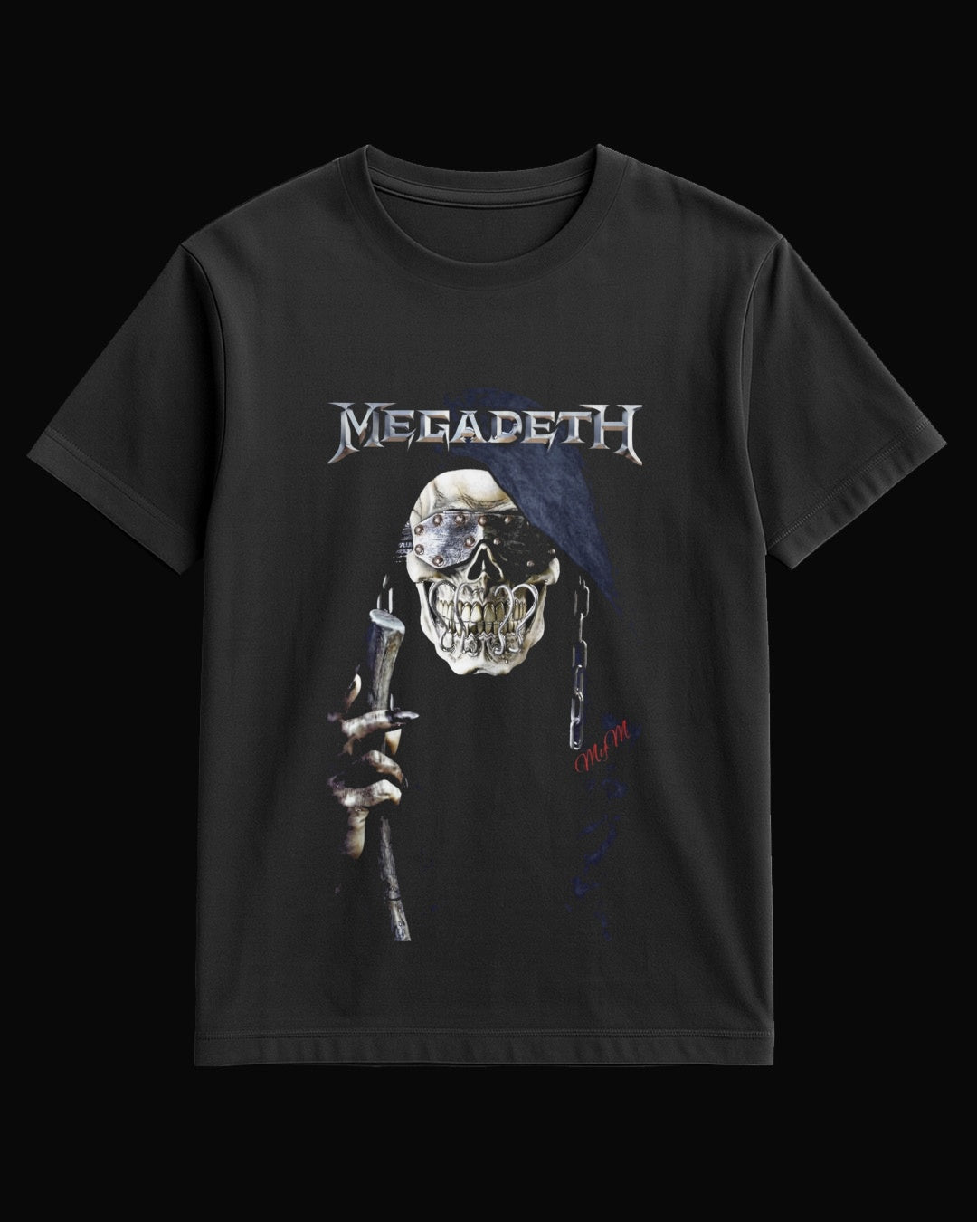 Megadeth Grup Logo Siyah Tişört V2