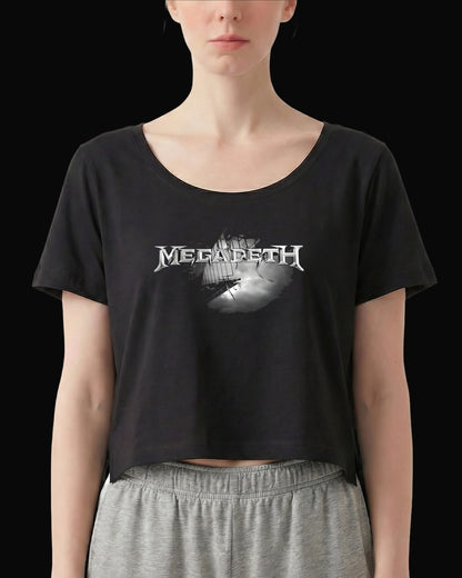 Megadeth Sail Siyah Kadın Tişört