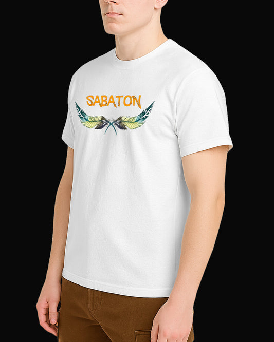Sabaton Feather Beyaz Tişört
