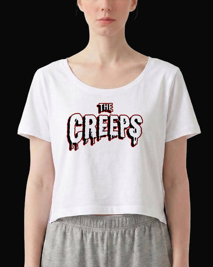 Garbage The Creeps Beyaz Kadın Tişört