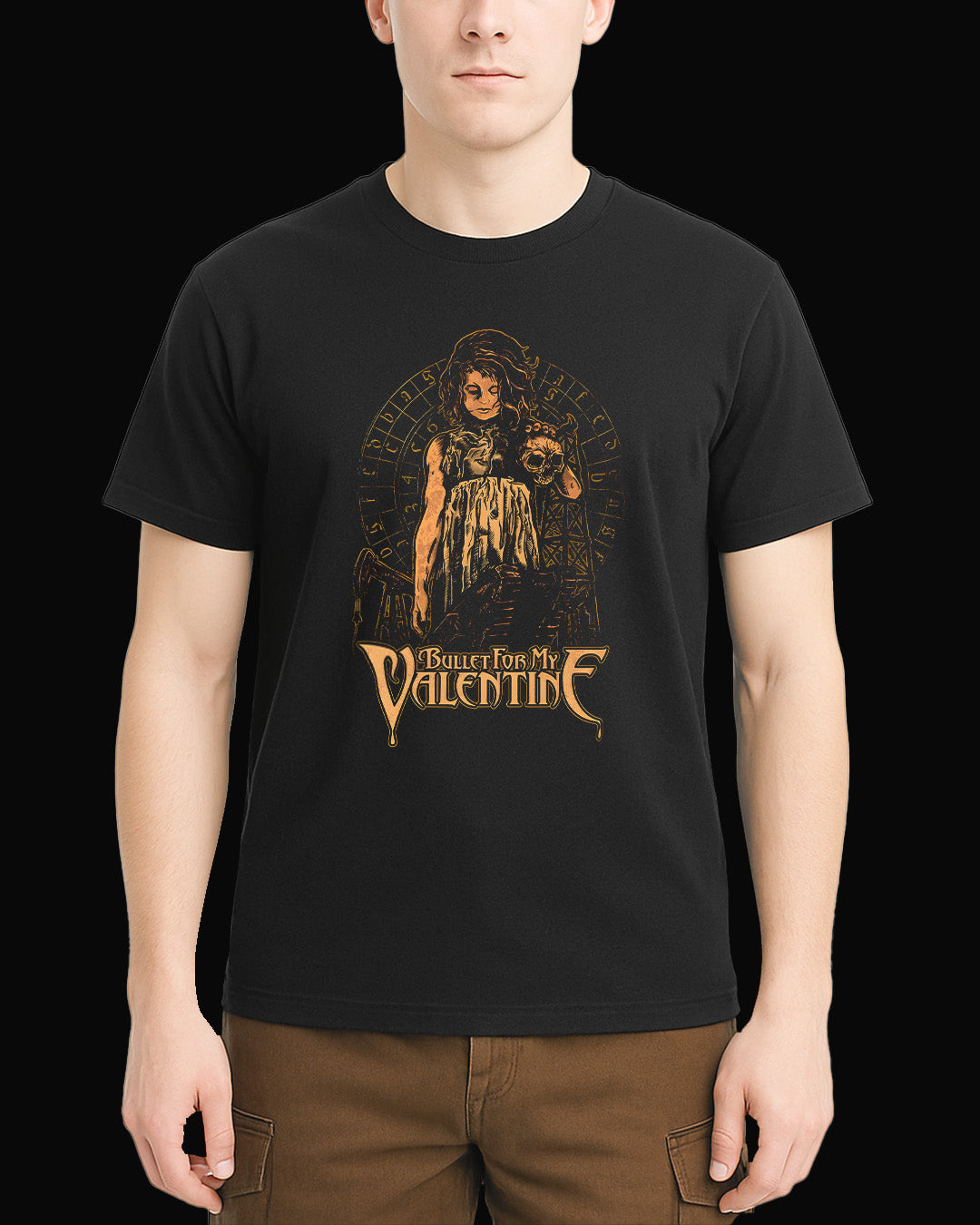 Bullet For My Valentine Holding Head Siyah Tişört