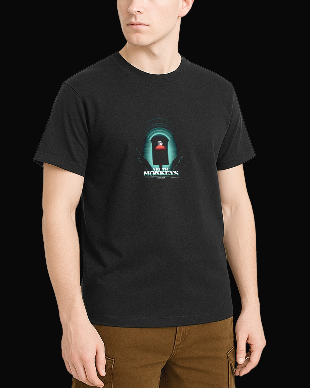Arctic Monkeys Keyhole to Moon Siyah Tişört