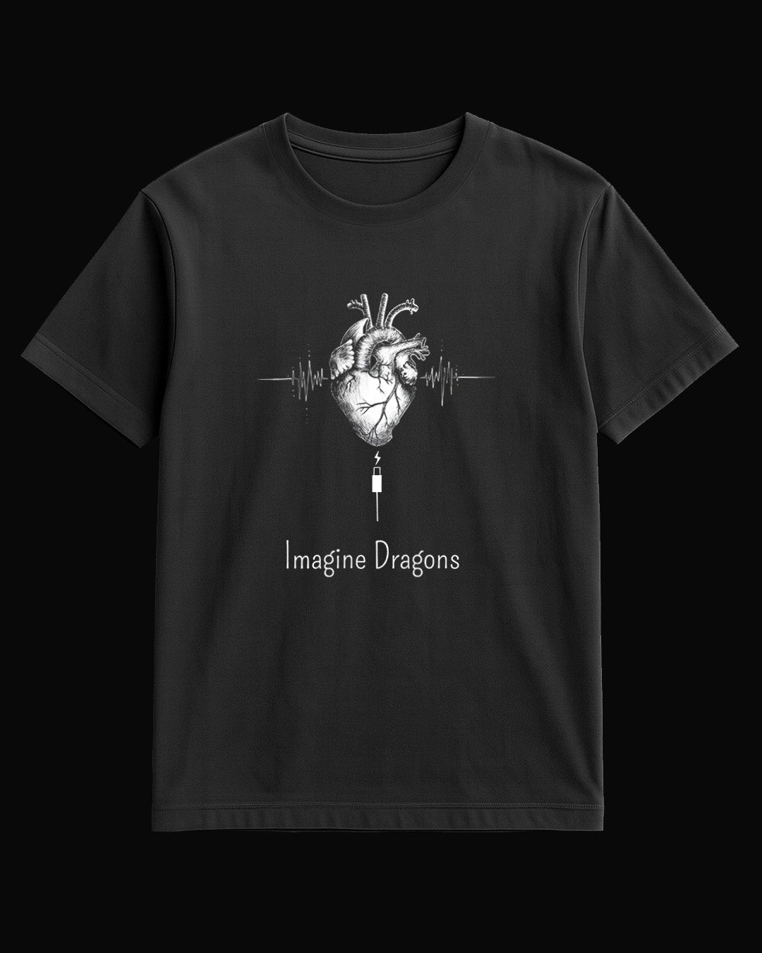Imagine Dragons Pathway to my Heart Siyah Tişört