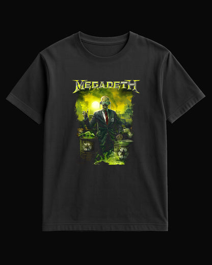Megadeth Waste Profit Siyah Tişört