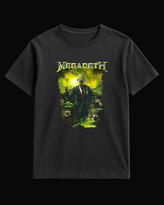 Megadeth Waste Profit Siyah Tişört