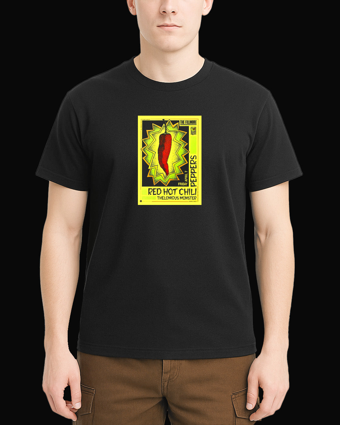 Red Hot Chili Peppers Monster Siyah Tişört