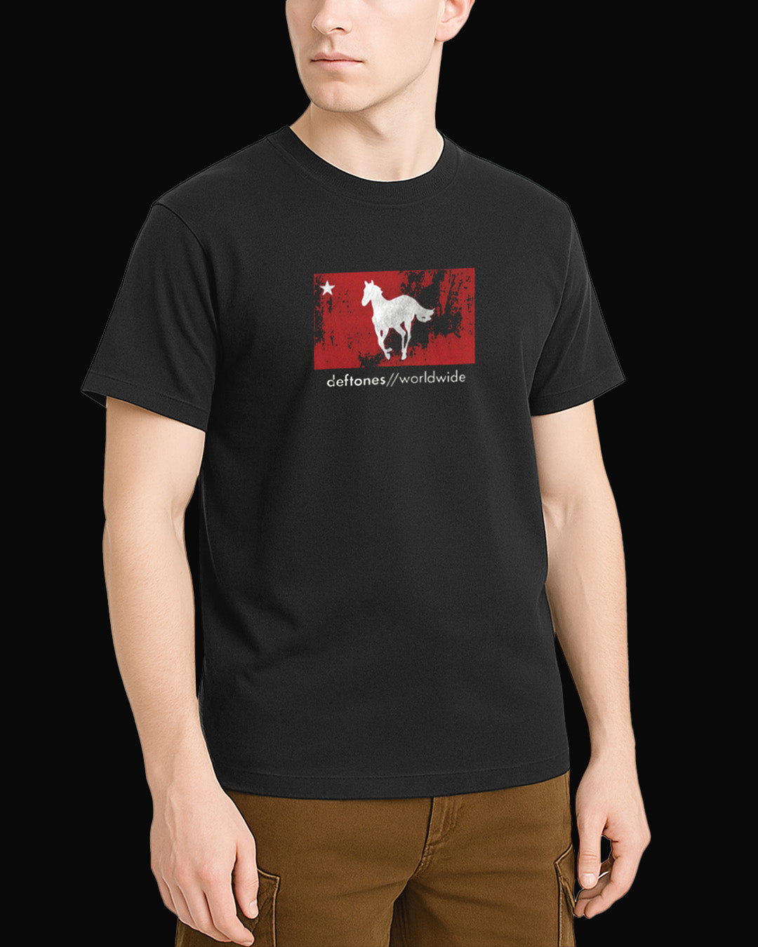 Deftones Worldwide Siyah Tişört